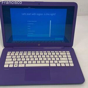 HP Stream 14 Laptop Purple